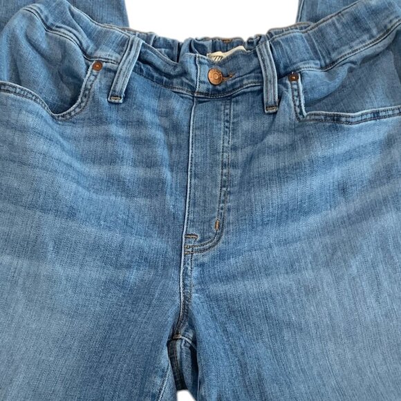 Madewell Jeans Women's Size 30 Keefe Wash Elastic Waist Pull On Relaxed Fit - Picture 5 of 16